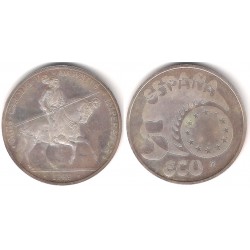España. 1989. 5 Ecu (Plata) (SC) 33,62 gr. de .900