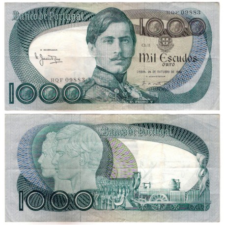 (175e) Portugal. 1982. 1000 Escudos (MBC)