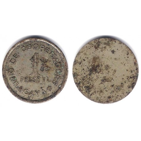 Unió de Cooperadors. Gavà. 1 Peseta (MBC-)