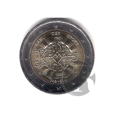 Alemania. 2023(J). 2 Euro (SC) Carlomagno