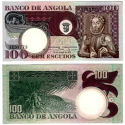 (106) Angola. 1973. 100 Escudos (SC)