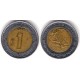 (603) Estados Unidos Mexicanos. 1996. 1 Peso (MBC-)