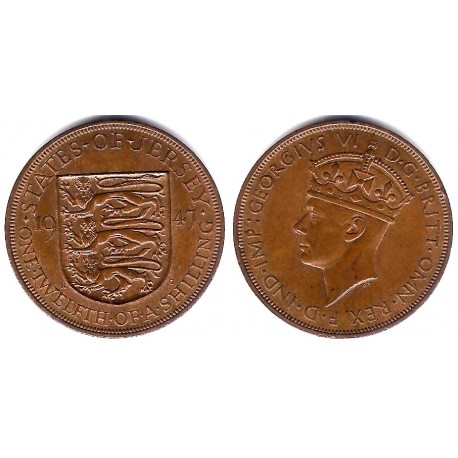 (18) Jersey. 1947. 1/12 Shilling (SC)