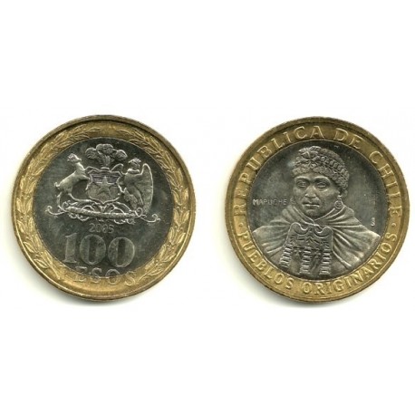 (236) Chile. 2005. 100 Pesos (SC)