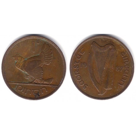 (3) Irlanda. 1937. 1 Penny (MBC-)