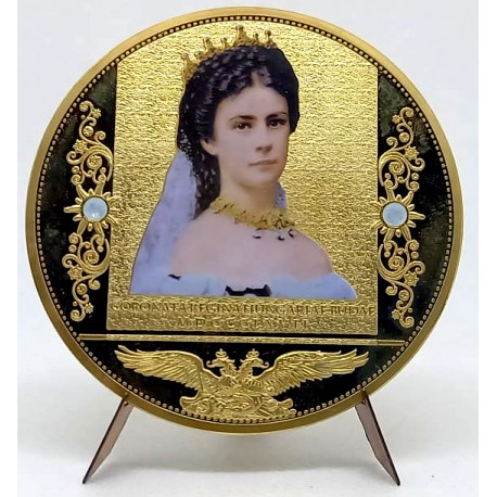 Medalla. Emperatriz Isabel de Austria-Hungria (Proof) 70mm
