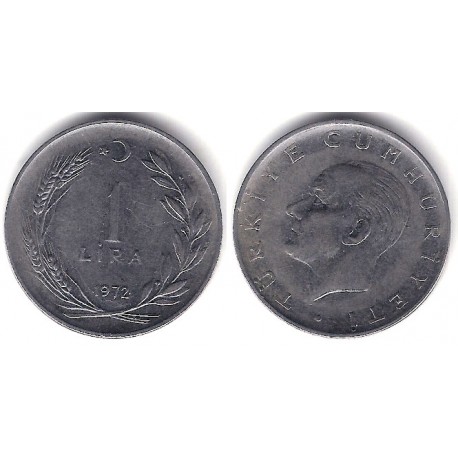 (889a.2) Turquía. 1972. 1 Lira (MBC)