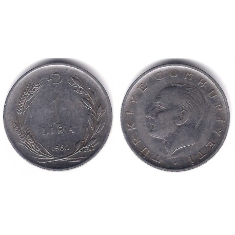(889a.1) Turquía. 1960. 1 Lira (MBC-)