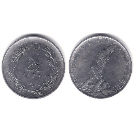 (893.2) Turquía. 1977. 2½ Lira (MBC+)