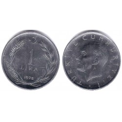 (889a.2) Turquía. 1975. 1 Lira (SC)