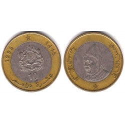 (Y92) Marruecos. 1995. 10 Dirham (BC)