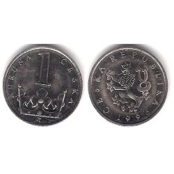 (7) República Checa. 1996. 1 Korun (MBC)
