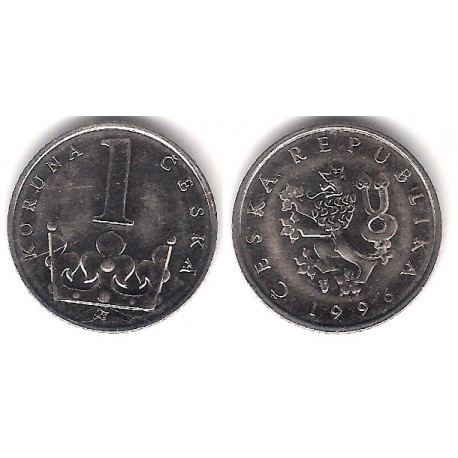 (7) República Checa. 1996. 1 Korun (MBC)