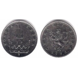 (7) República Checa. 1996. 1 Korun (MBC)