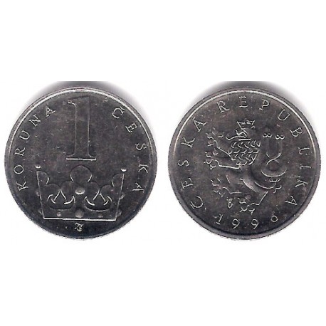 (7) República Checa. 1996. 1 Korun (MBC)