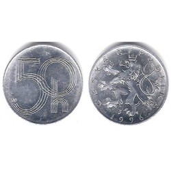 (3.1) República Checa. 1996. 50 Haleru (EBC)