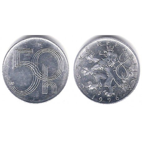 (3.1) República Checa. 1996. 50 Haleru (EBC)