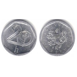 (2.3) República Checa. 1998. 20 Haleru (SC)