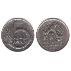 (8) República Checa. 1995. 5 Korun (MBC)