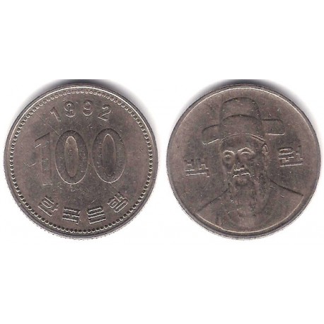 (35.2) Corea del Sur. 1992. 100 Won (MBC)