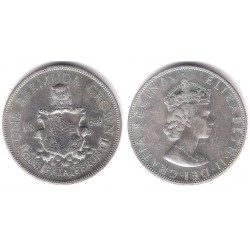 (14) Bermuda. 1964. 1 Crown (EBC+) (Plata)