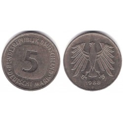 (140.1) Alemania. 1988(D). 5 Mark (MBC)