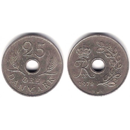 (855.1) Dinamarca. 1972. 25 Ore (MBC)