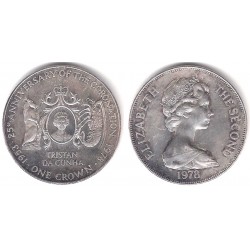 (2a) Tristán de Acuña. 1978. 1 Crown (EBC+) (Plata)