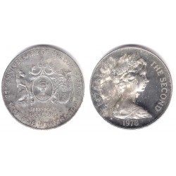 (2a) Tristán de Acuña. 1978. 1 Crown (EBC+) (Plata)