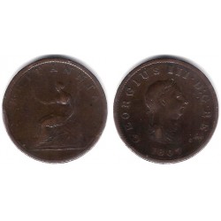 (662) Gran Bretaña. 1807. Half Penny (BC)