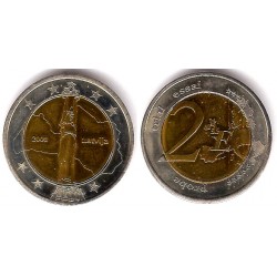 Letonia. 2008. 2 Euro (SC) Prueba