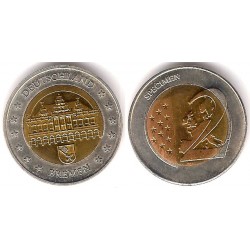 Alemania. Sin Fecha. 2 Euro (SC) Prueba