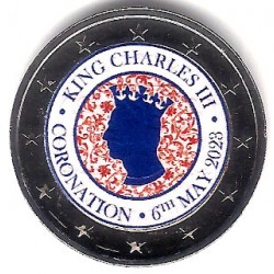 Europa. Sin Fecha. 2 Euro (SC) King Charles III Coronation