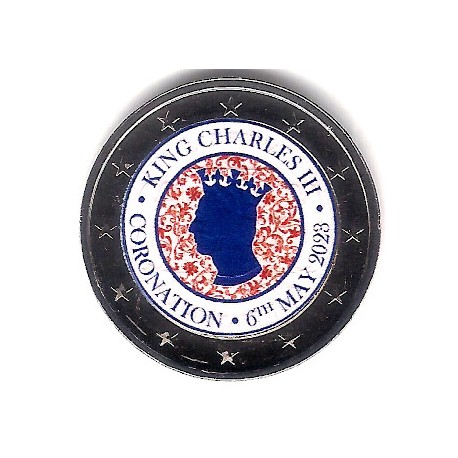 Europa. Sin Fecha. 2 Euro (SC) King Charles III Coronation