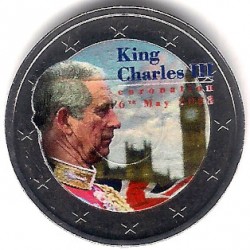 Europa. Sin Fecha. 2 Euro (SC) King Charles III Coronation
