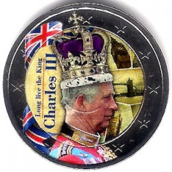 Europa. Sin Fecha. 2 Euro (SC) King Charles III Coronation