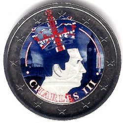 Europa. Sin Fecha. 2 Euro (SC) King Charles III Coronation