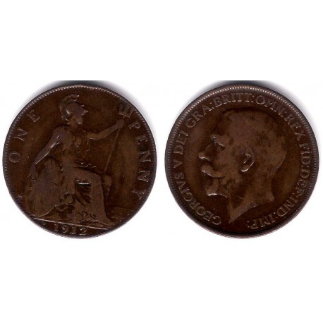 (810) Gran Bretaña. 1912. 1 Penny (BC)