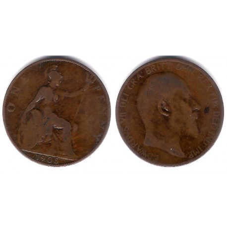 (794.2) Gran Bretaña. 1905. 1 Penny (BC/BC-)