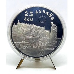 INVERSIÓN PLATA. Cincuentín. 1994. 25 Ecu (EBC+) (Plata) 168,75 gr.  de .925 Milésimas