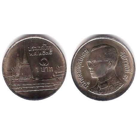 (Y183) Tailandia. 1992(2535). 1 Baht (SC)