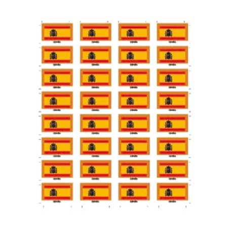 Juego de Banderas (España) para Hojas Euro