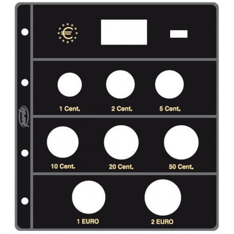 Funda para Monedas Euro. Tipo Claraboya
