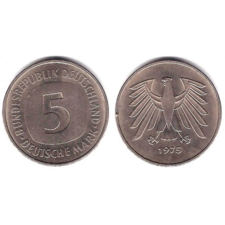 (140.1) Alemania. 1975(F). 5 Mark (MBC)