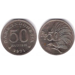 (35) Indonesia. 1971. 50 Rupiah (MBC+)