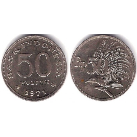 (35) Indonesia. 1971. 50 Rupiah (MBC+)