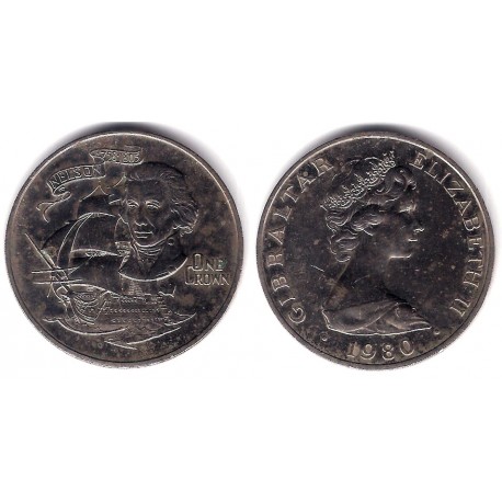 (12) Gibraltar. 1980. 1 Crown (MBC)