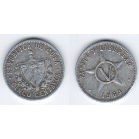 (34) Cuba. 1963. 5 Centavos (MBC)