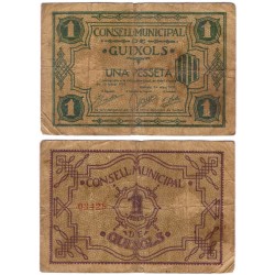 Guixols. 1937. 1 Peseta (BC)