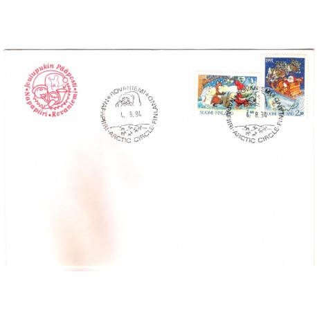 Sobre Primer Día. Finlandia. 1994. Navidad (Nuevo)